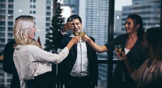 Confraternização de fim de ano da empresa