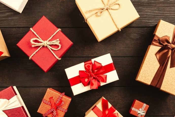 caixas de presentes