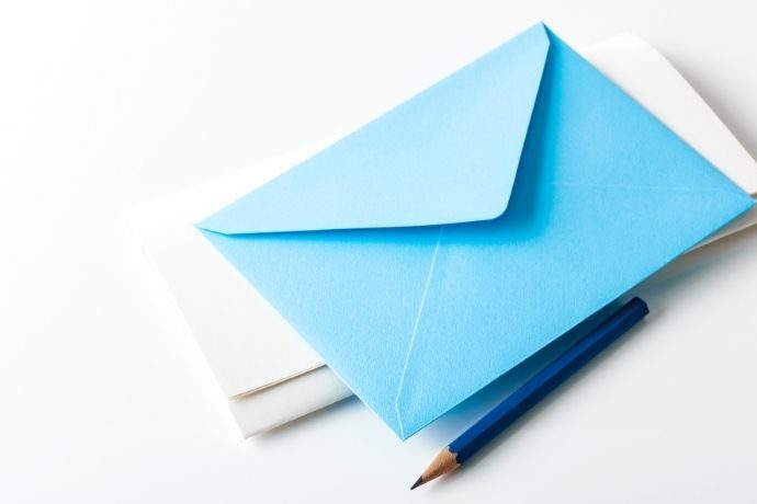 carta e caneta - mensagens para brindes