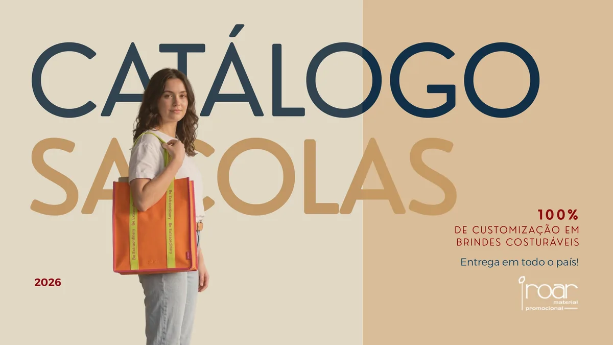 Catálogo Sacolas ROAR 2026
